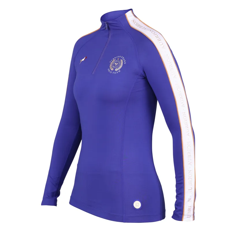 Aubrion Team Winter Base Layer - Blue-1